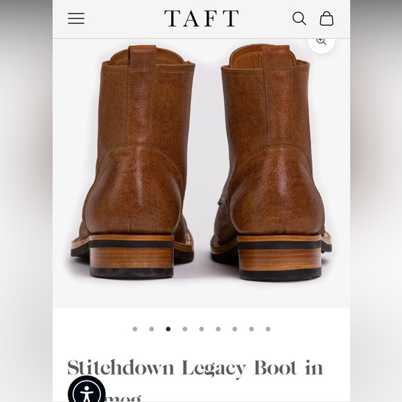Taft. Size 13 (buy 1/2 size down) NWT! The Taft Stitchdown Legacy Boot in Nutmeg - Picture 12 of 16
